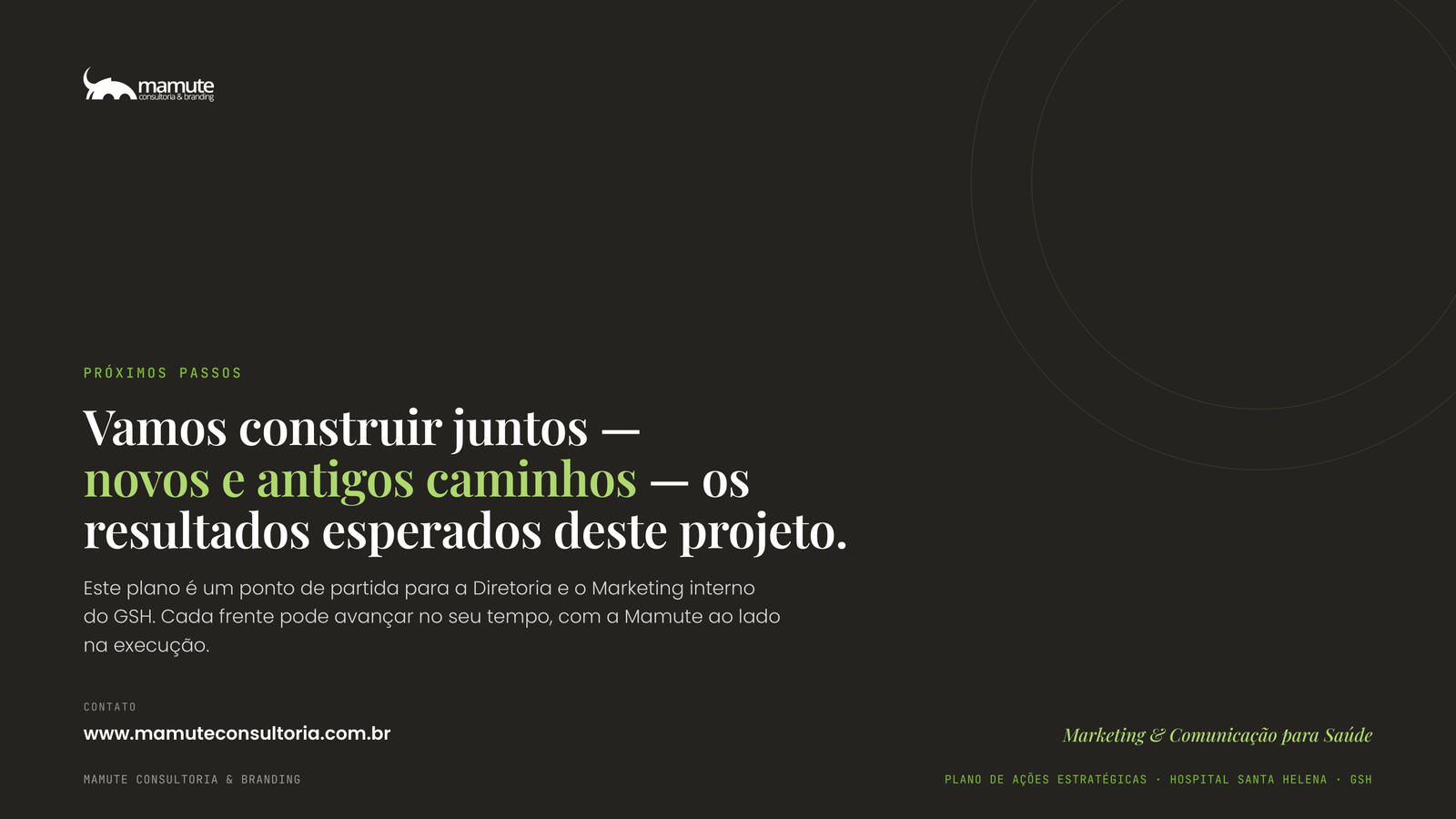Página 24 da apresentação Plano de Ações Estratégicas Santa Helena
